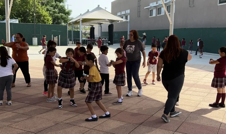 Active kids playing ZTAG